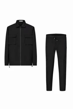 Ensemble utillity veste pantalon cargo