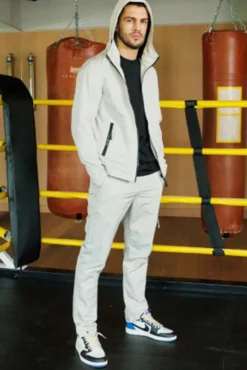Ensemble veste cargo fin uni