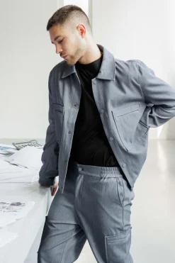 Ensemble veste et pantalon à poches
