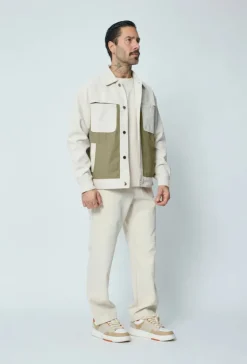 Ensemble veste et pantalon bi couleur