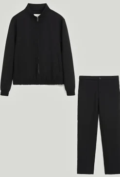 Ensemble veste et pantalon uni