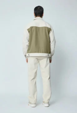Ensemble veste et pantalon bi couleur