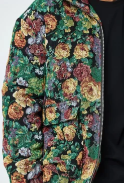 Ensemble veste et pantalon fleurie