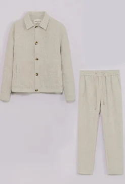 Ensemble veste et pantalon uni