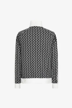 Ensemble veste et pantalon à imprimé graphique