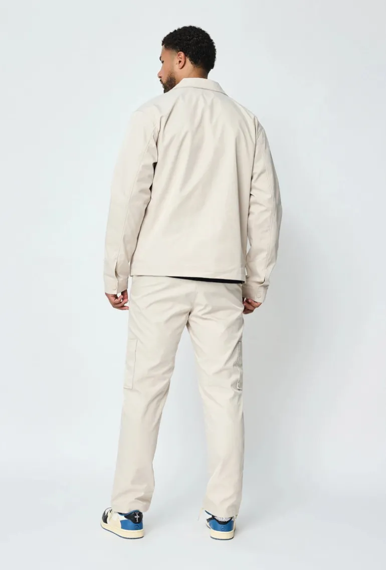 Ensemble veste et pantalon à poche uni