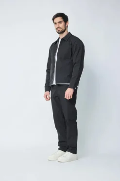 Ensemble veste et pantalon à poche uni