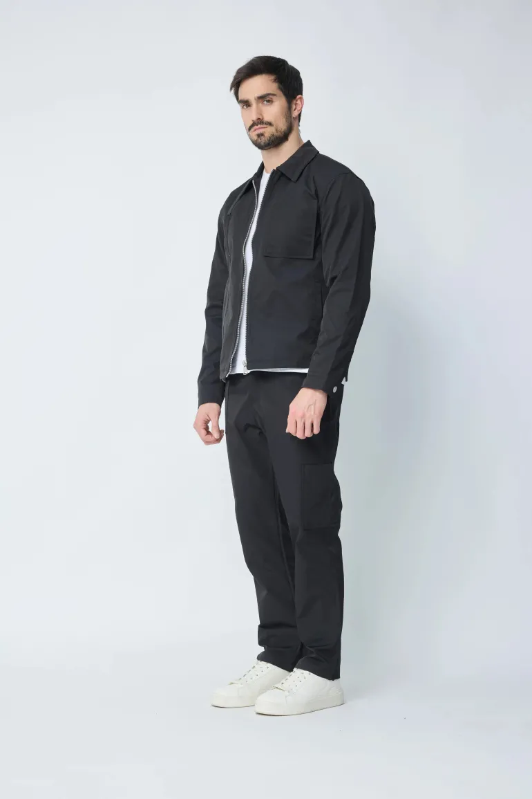Ensemble veste et pantalon à poche uni