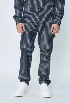 Ensemble veste et pantalon à rayures
