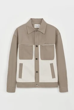 Ensemble veste et pantalon bi couleur