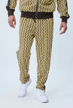 Ensemble veste et pantalon à imprimé graphique