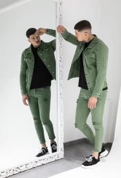 Ensemble veste pantalon en jean
