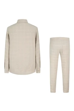 Ensemble veste pantalon effet froissé