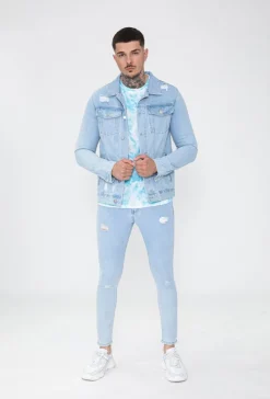 Ensemble veste pantalon en jean