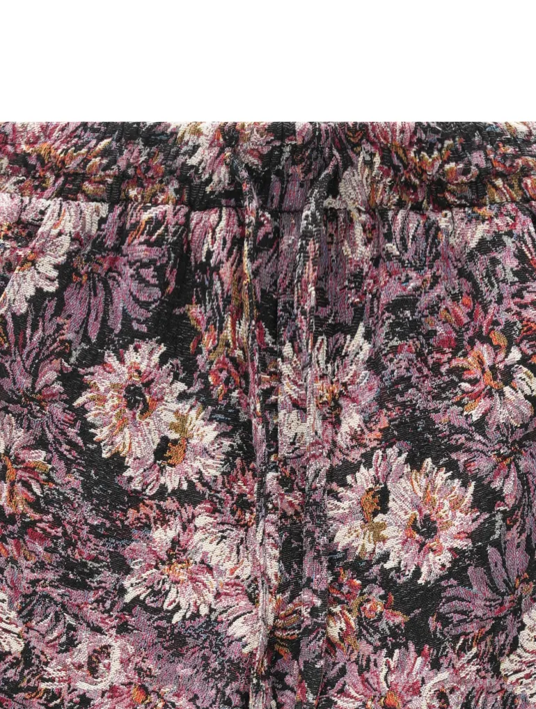 Ensemble veste pantalon fleurie