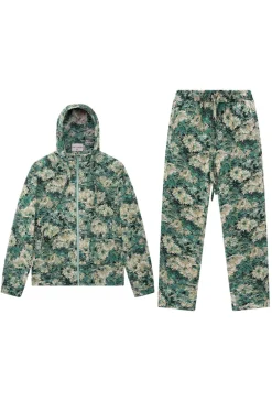 Ensemble veste pantalon fleurie