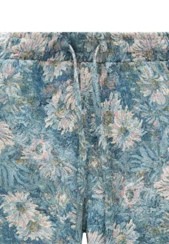 Ensemble veste pantalon fleurie