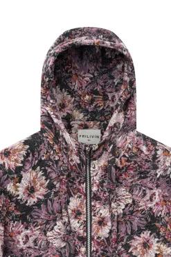 Ensemble veste pantalon fleurie