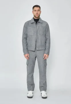 Ensemble veste pantalon uni