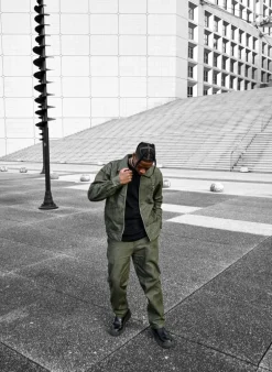 Ensemble veste pantalon workers denim