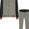 Ensemble veste teddy et jogger pant jacquard