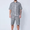 Essemble short effet jean dechirer