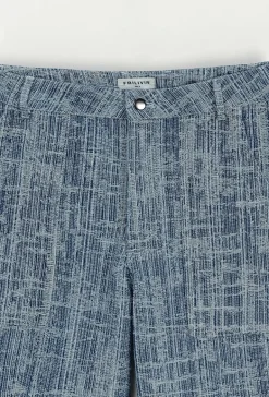 Essemble short effet jean dechirer