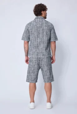 Essemble short effet jean dechirer