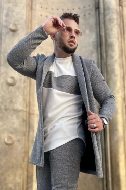 Gilet chiné