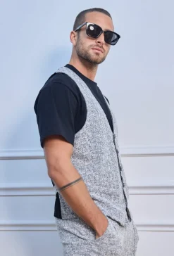Gilet court élégant