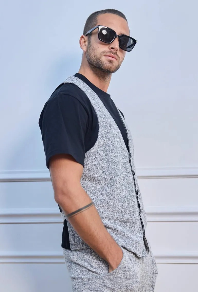 Gilet court élégant