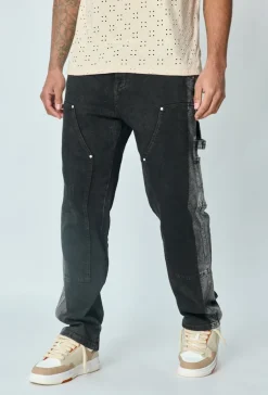 Jean bicolore loose fit