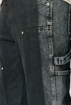 Jean bicolore loose fit