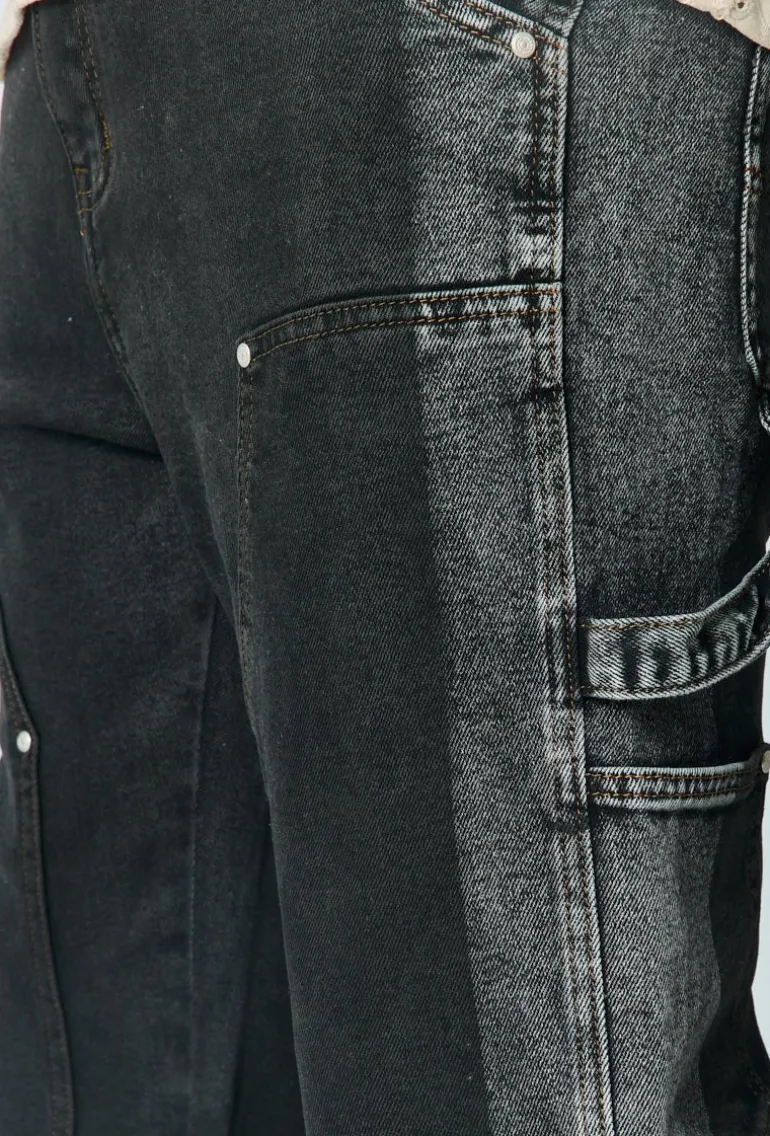 Jean bicolore loose fit
