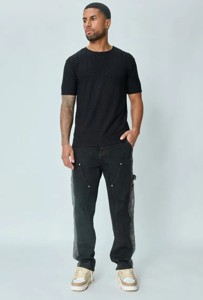 Jean bicolore loose fit