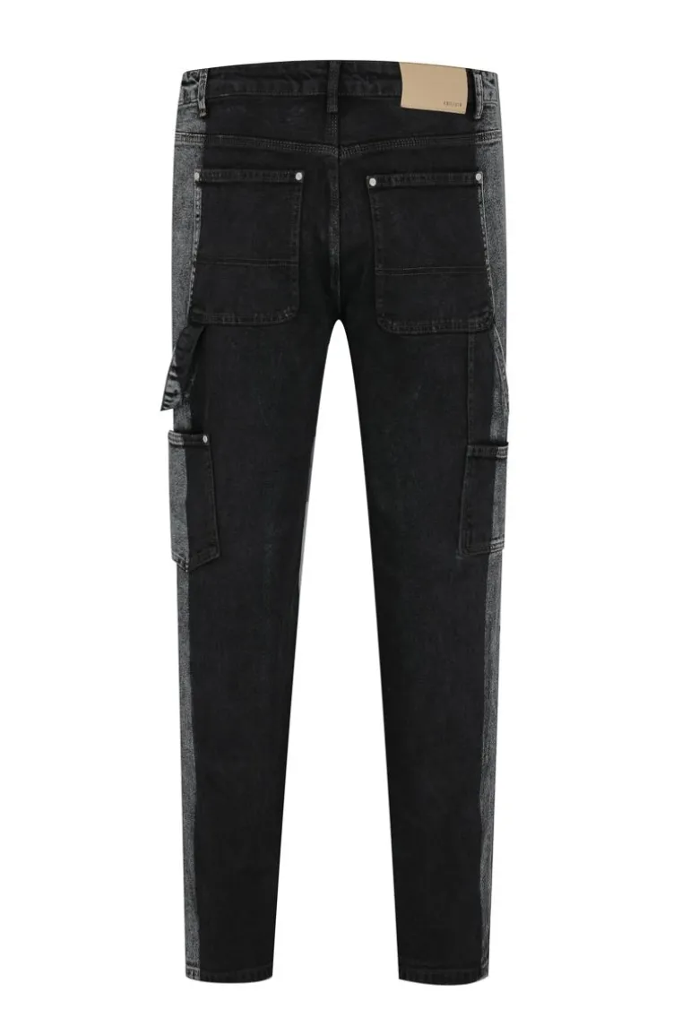 Jean bicolore loose fit