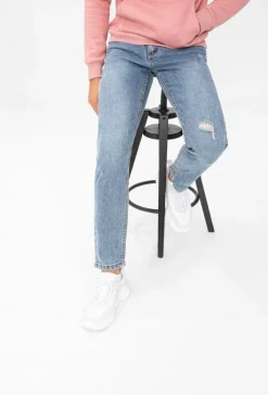 Jean regular fit déchiré