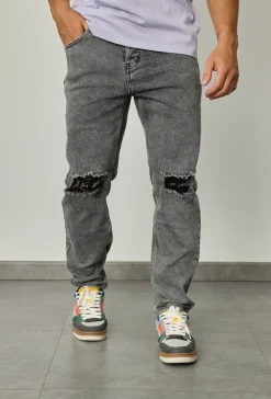 Jean regular fit déchiré