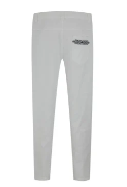Jean uni avec broderie