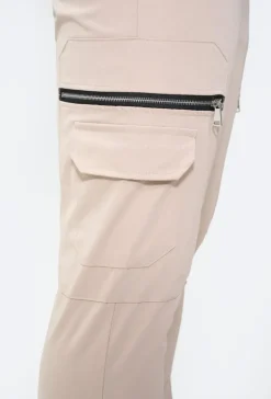Jogger pant cargo avec detail zippé