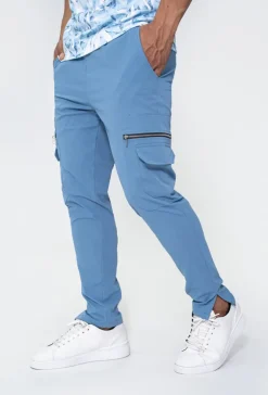 Jogger pant cargo avec detail zippé