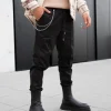 Jogger toile avec chaines