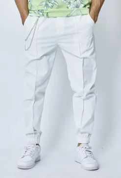 Jogger toile avec chaines