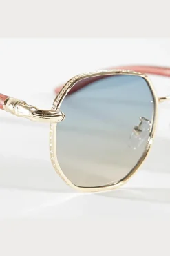 Lunettes de soleil ovales
