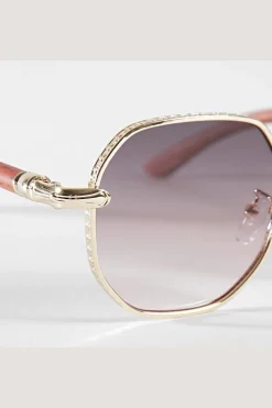 Lunettes de soleil ovales