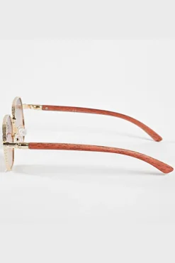 Lunettes de soleil ovales