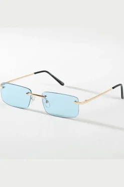Lunettes rectangulaires sans monture