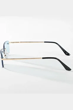 Lunettes rectangulaires sans monture