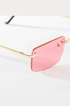 Lunettes rectangulaires sans monture