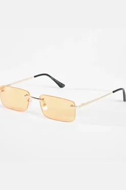 Lunettes rectangulaires sans monture
